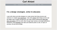 Desktop Screenshot of carlalviani.com