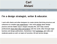 Tablet Screenshot of carlalviani.com